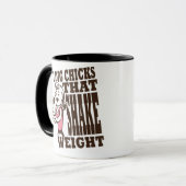 Shake Weight Lustige Kaffeetasse (Vorderseite Links)