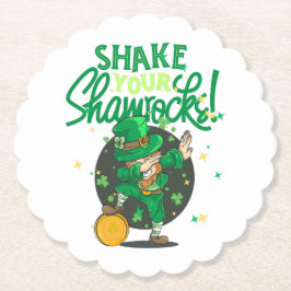 Shake your shamrock, St Patricks day, Slainte Untersetzer