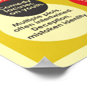 Shakepeare und Comedy Poster (Ecke)