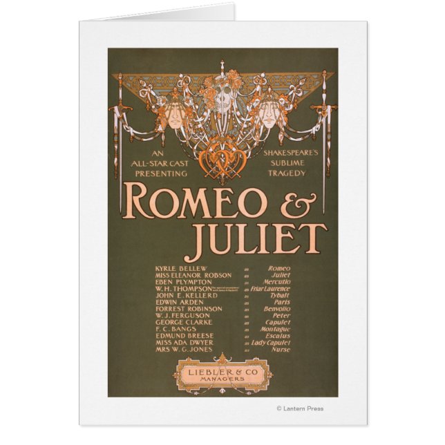 Shakepeares Sublime Tragedy "Romeo & Julia" (Vorne)