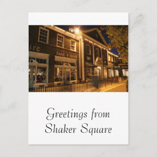 Shaker Square bei Nacht - 1 Postkarte