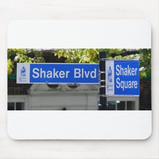 Shaker Square-Zeichen Mousepad (Vorne)