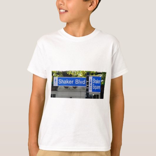 Shaker Square-Zeichen T-Shirt (Vorderseite)