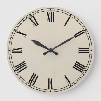 Shaker Style 01 - Antiqued Große Wanduhr