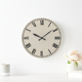Shaker Style 01 - Antiqued Große Wanduhr (Zuhause)
