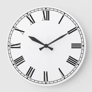 Shaker Style 01 Große Wanduhr