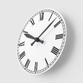 Shaker Style 01 Runde Wanduhr (Winkel)