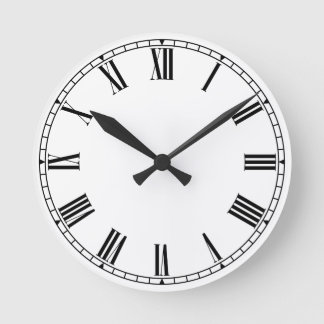 Shaker Style 01 Runde Wanduhr