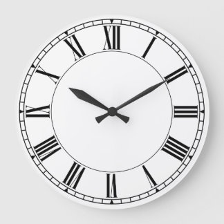 Shaker Style 02 Große Wanduhr