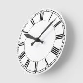 Shaker Style 02 Runde Wanduhr (Winkel)