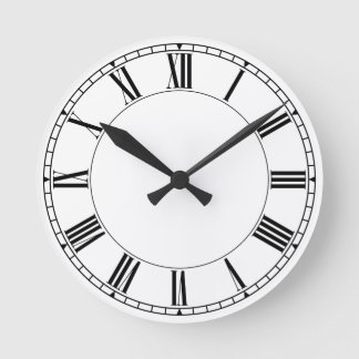 Shaker Style 02 Runde Wanduhr