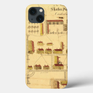 SHAKER VILLAGE MAP, 1849 iPhone 13 HÜLLE