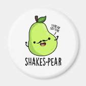 Shakes/Birne Funny Pear Fruit Pun Magnet (Vorne)