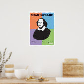 Shakespeare 18" x 24" Farbiges Klassenzimmer Poste Poster (Küche)