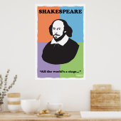 Shakespeare 24" x 36" Farbiges Klassenzimmer Poste Poster (Küche)