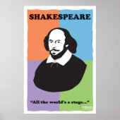 Shakespeare 24" x 36" Farbiges Klassenzimmer Poste Poster (Vorne)