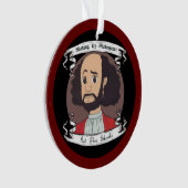 Shakespeare-Acrylschmuck aufschütteln Ornament (Vorderseite)
