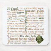 Shakespeare beleidigt Sammlung Mousepad (Vorne)