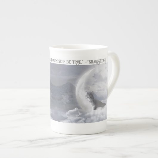 Shakespeare Bone China Tasse (Vorderseite Rechts)