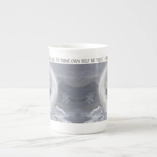 Shakespeare Bone China Tasse (Vorderseite)