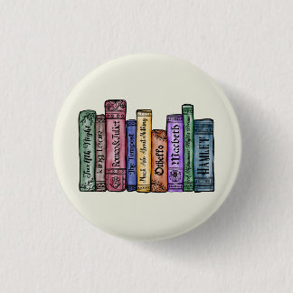Shakespeare Books No.1 Button