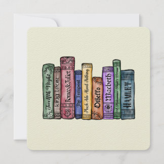 Shakespeare Books No.1 Einladung