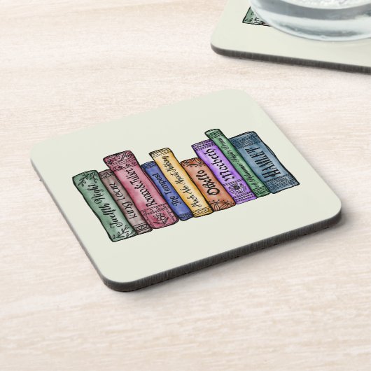 Shakespeare Books No.1 Getränkeuntersetzer (Linke Seite)