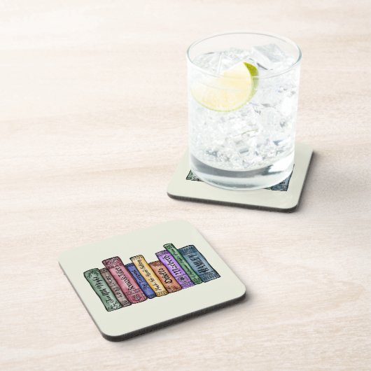 Shakespeare Books No.1 Getränkeuntersetzer (Rechte Seite)