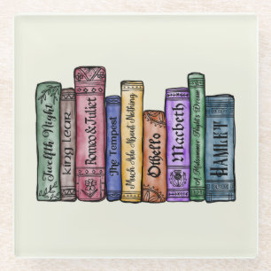 Shakespeare Books No.1 Glasuntersetzer