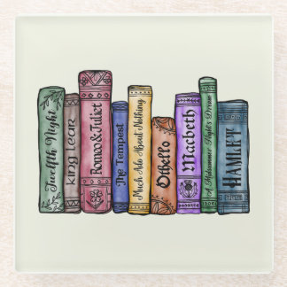 Shakespeare Books No.1 Glasuntersetzer