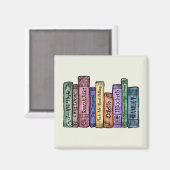 Shakespeare Books No.1 Magnet (Vorderseite/Rückseite)