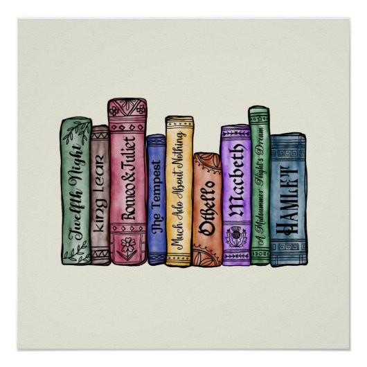 Shakespeare Books No.1 Poster (Vorderseite)