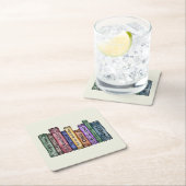 Shakespeare Books No.1 Rechteckiger Pappuntersetzer (Vor Ort)