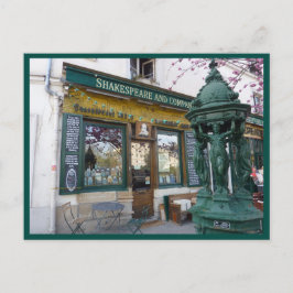 Shakespeare Bookstore Postkarte
