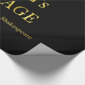Shakespeare-Bühne Geschenkpapier (Ecke)