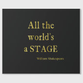 Shakespeare-Bühne Geschenkpapier (Flach)