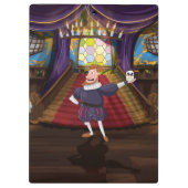 Shakespeare Cartoon Schauspieler. Klemmbrett (Rückseite)