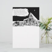 Shakespeare Christmas Briefpapier (Stehend Vorderseite)