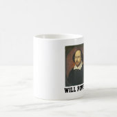 Shakespeare Coffee Mugs, WILL POWER Kaffeetasse (Mittel)