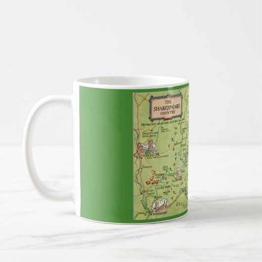 Shakespeare Coffee Tasse (Links)