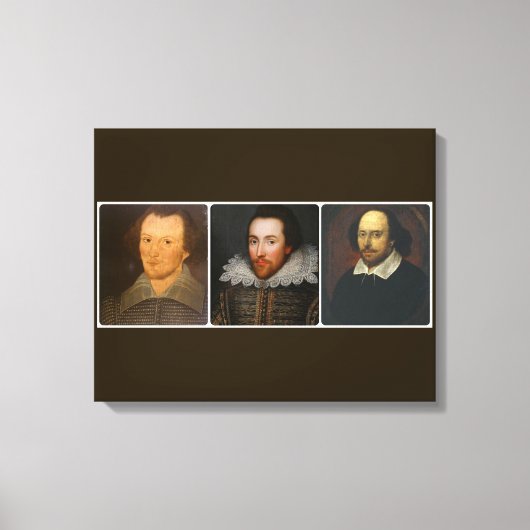 Shakespeare Collage Wrapped Canvas Print Leinwanddruck (Vorderseite)