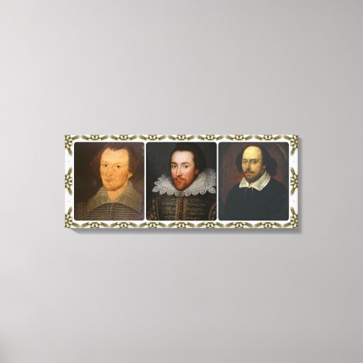 Shakespeare Collage Wrapped Canvas Print Leinwanddruck (Vorderseite)