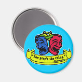 Shakespeare: Das Spiel ist das Ding Magnet (Vorderseite/Rückseite)