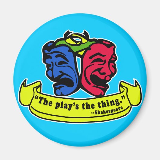 Shakespeare: Das Spiel ist das Ding Magnet (Vorne)