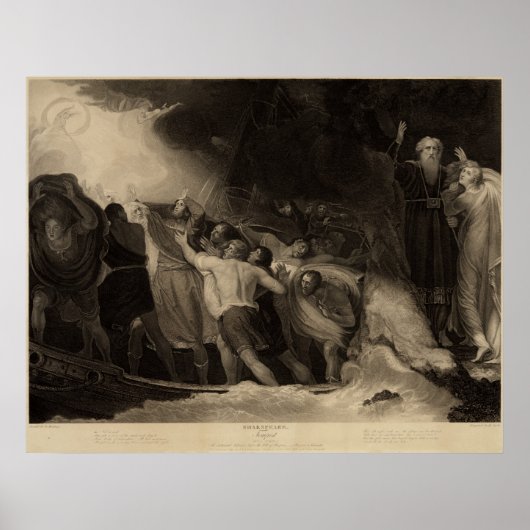Shakespeare Der Tempest Poster (Vorne)