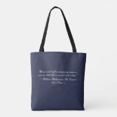 Shakespeare ... Die Tempest Tote Tasche (Rückseite)