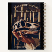 Shakespeare Dinosaur Hamlet Notizblock (Rückseite)