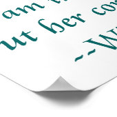 Shakespeare dumme Wörter Poster (Ecke)