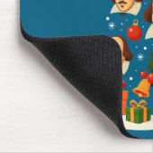 Shakespeare English Literature Christmas Tree Xmas Mousepad (Ecke)
