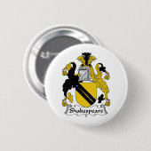 Shakespeare-Familienwappen Button (Vorne & Hinten)